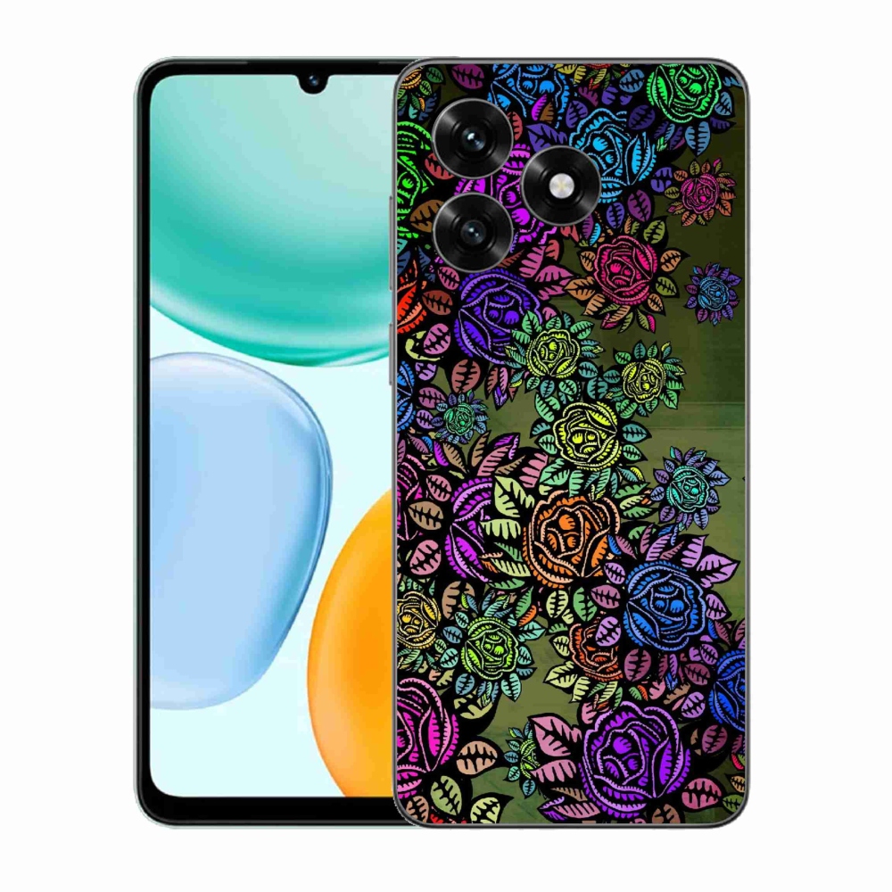 Gélový kryt mmCase na Honor X5c Plus - kvety 6