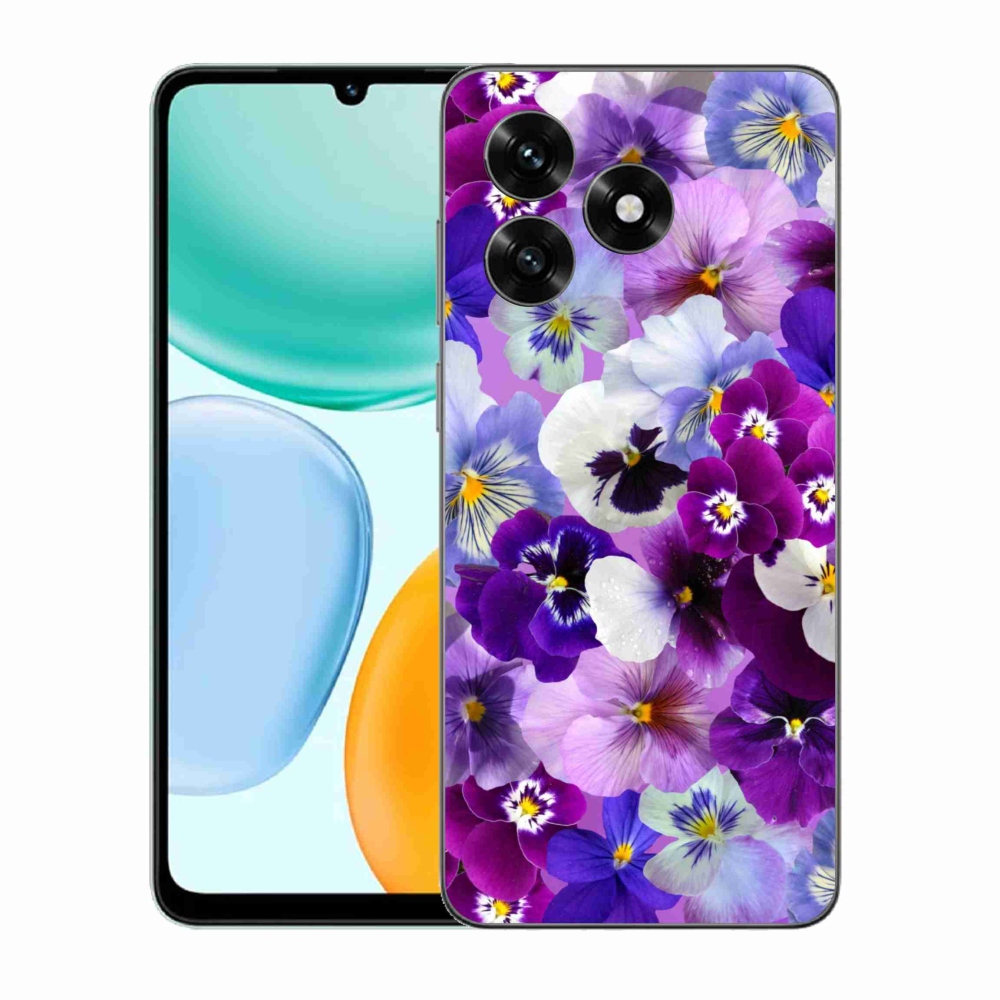 Gélový kryt mmCase na Honor X5c Plus - kvety 9