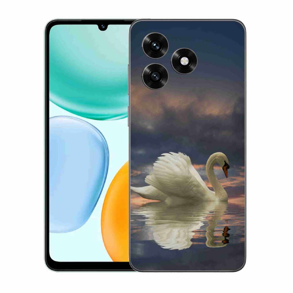 Gélový kryt mmCase na Honor X5c Plus - labuť