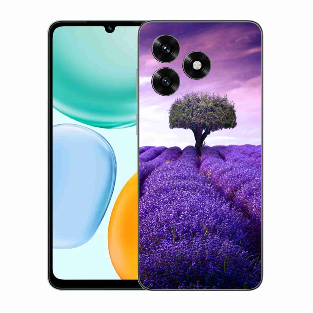 Gélový kryt mmCase na Honor X5c Plus - levanduľová lúka