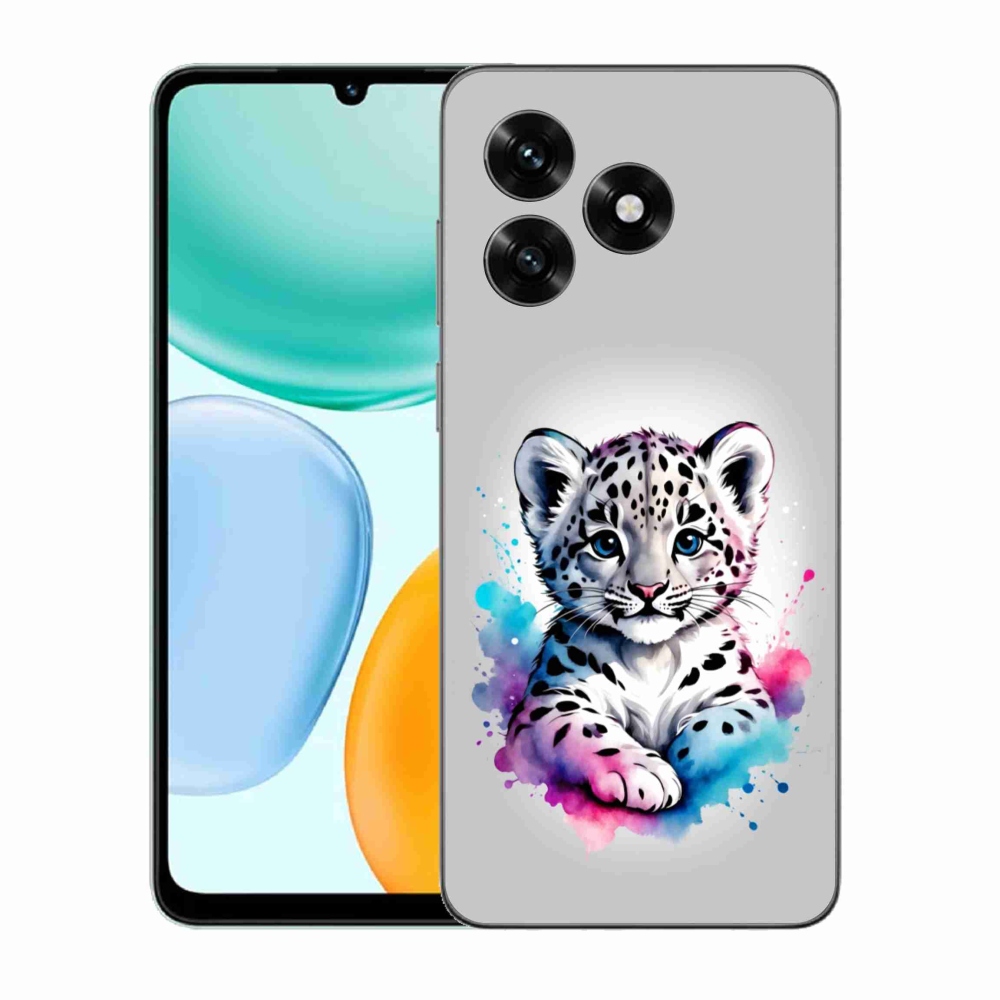 Gélový kryt mmCase na Honor X5c Plus - leopardej mláďa