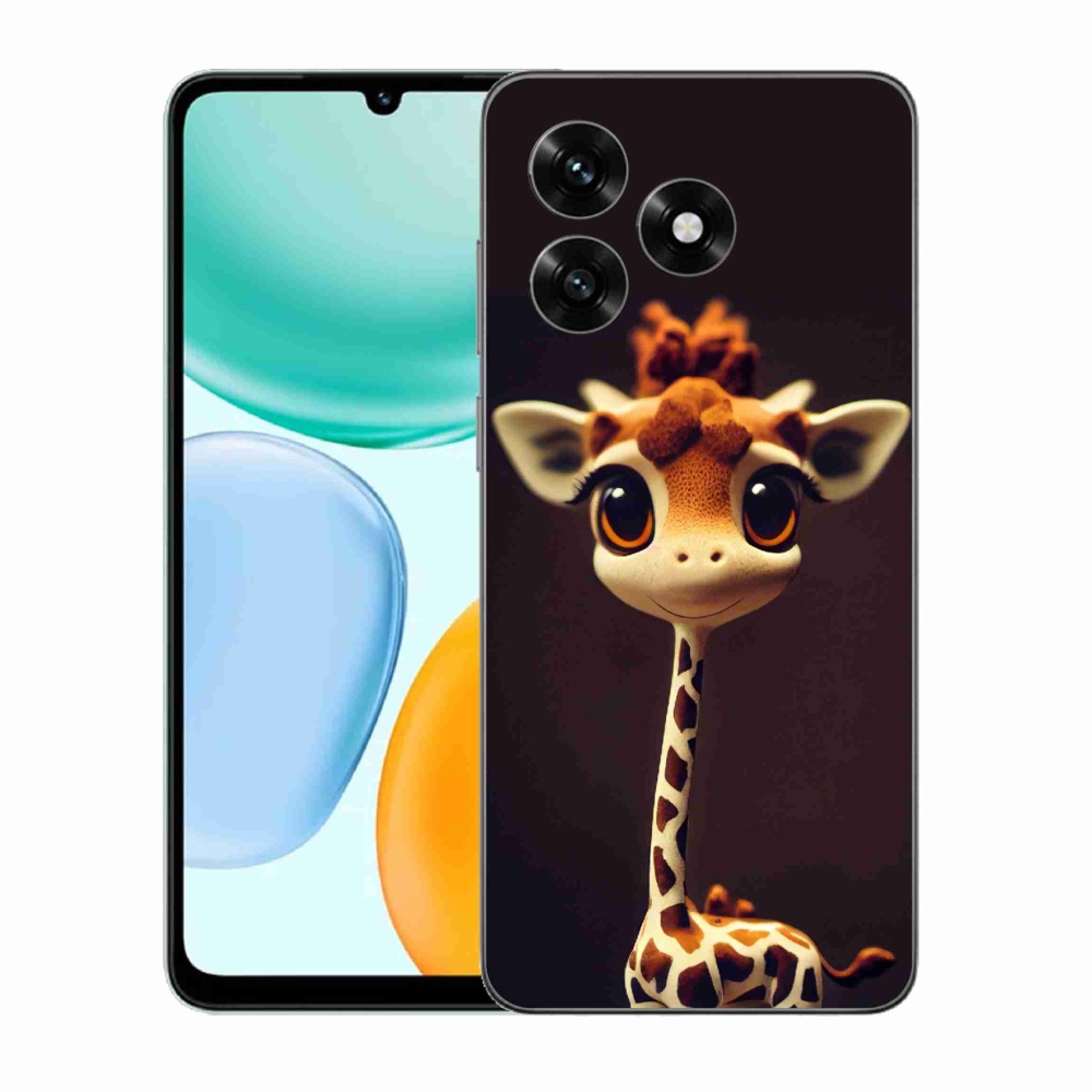 Gélový kryt mmCase na Honor X5c Plus - malá žirafa