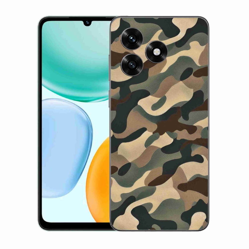 Gélový kryt mmCase na Honor X5c Plus - maskáčový vzor 11