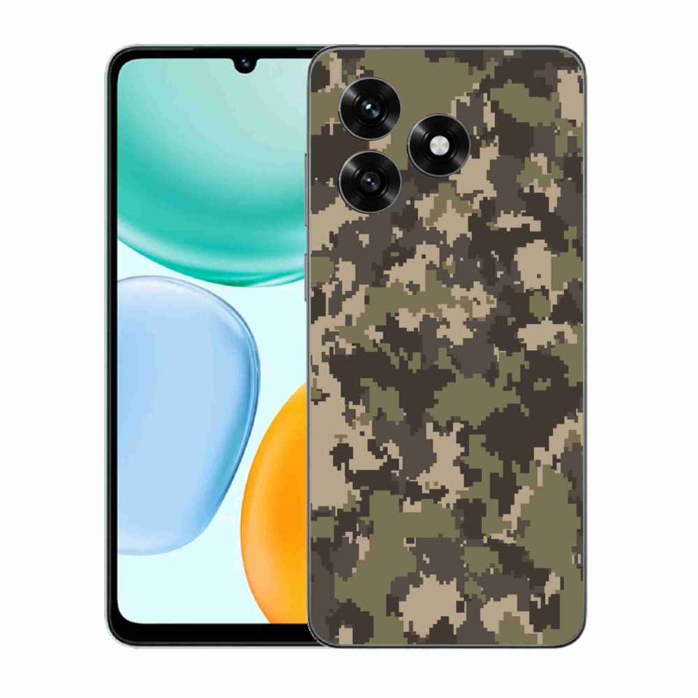 Gélový kryt mmCase na Honor X5c Plus - maskáčový vzor 12