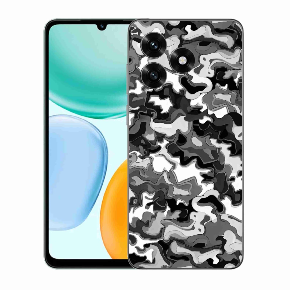 Gélový kryt mmCase na Honor X5c Plus - maskáčový vzor 3