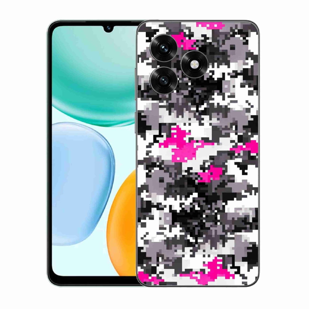 Gélový kryt mmCase na Honor X5c Plus - maskáčový vzor 4