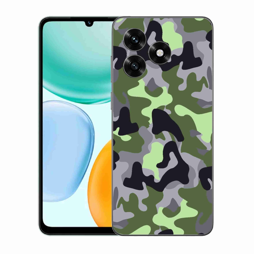 Gélový kryt mmCase na Honor X5c Plus - maskáčový vzor 7