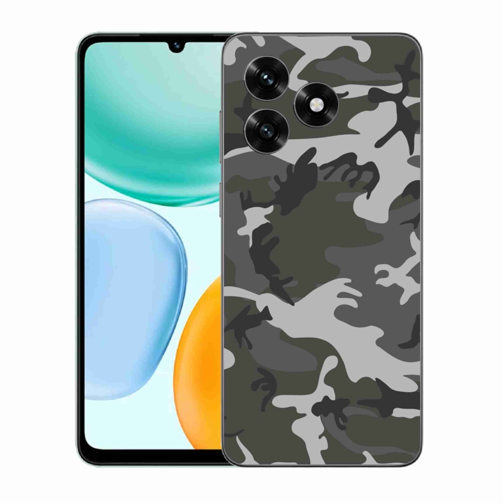 Gélový kryt mmCase na Honor X5c Plus - maskáčový vzor