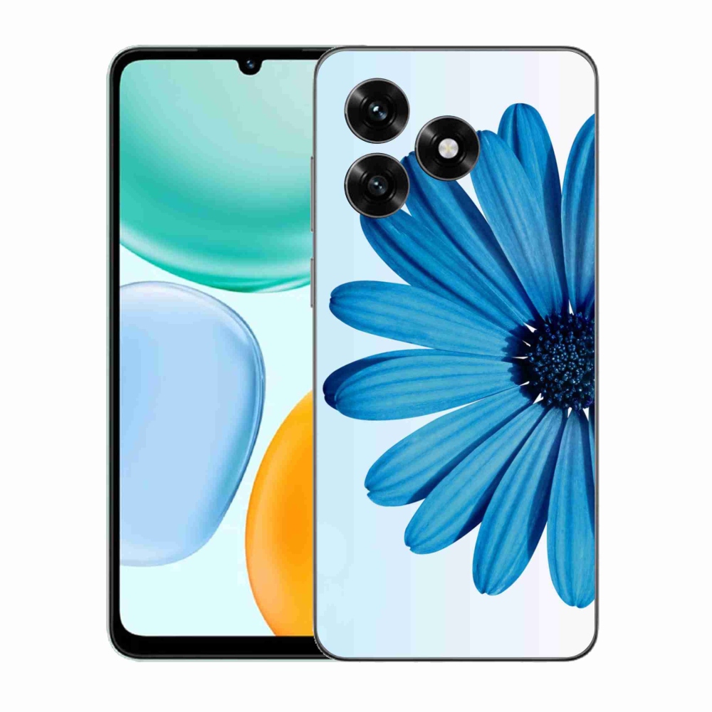 Gélový kryt mmCase na Honor X5c Plus - modrá margaréta