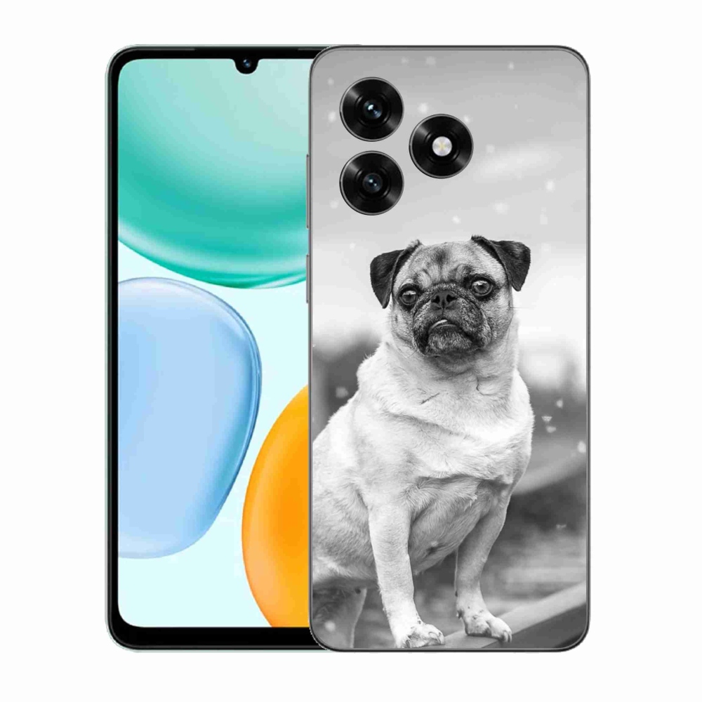 Gélový kryt mmCase na Honor X5c Plus - mops