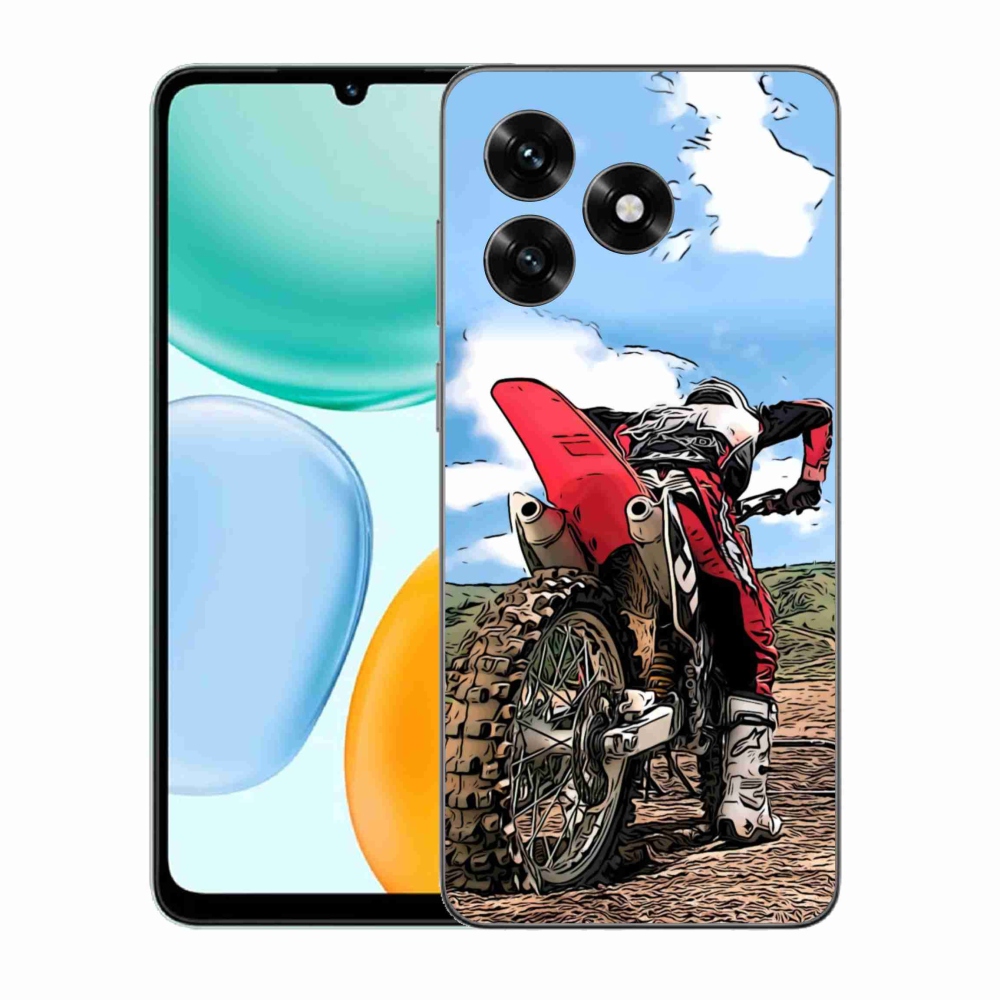 Gélový kryt mmCase na Honor X5c Plus - moto