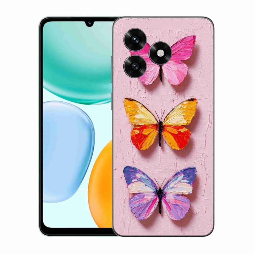 Gélový kryt mmCase na Honor X5c Plus - motýlia trojica