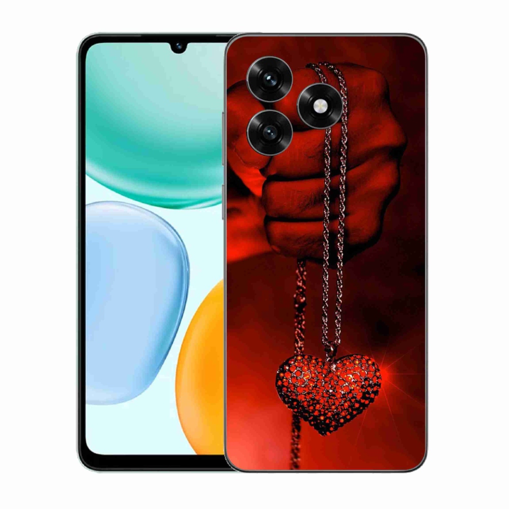 Gélový kryt mmCase na Honor X5c Plus - náhrdelník