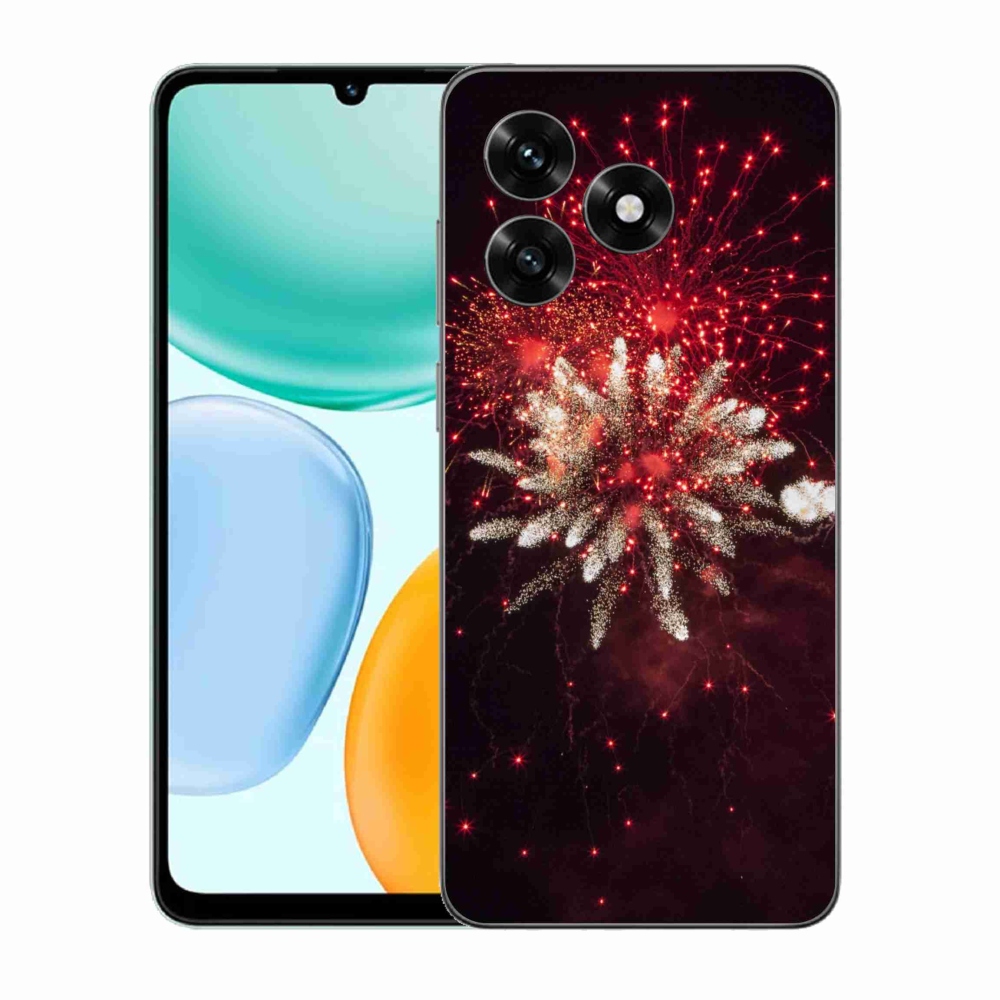 Gélový kryt mmCase na Honor X5c Plus - ohňostroj