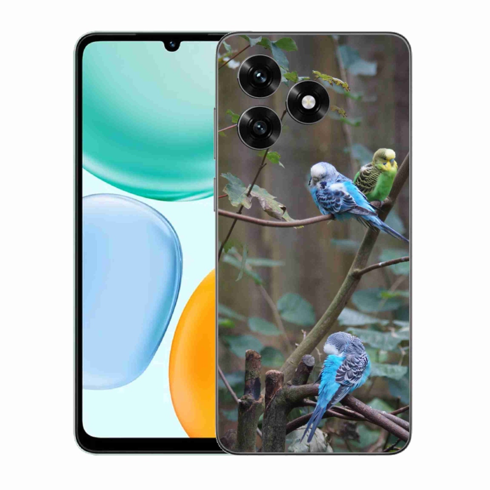 Gélový kryt mmCase na Honor X5c Plus - papagáje na vetve