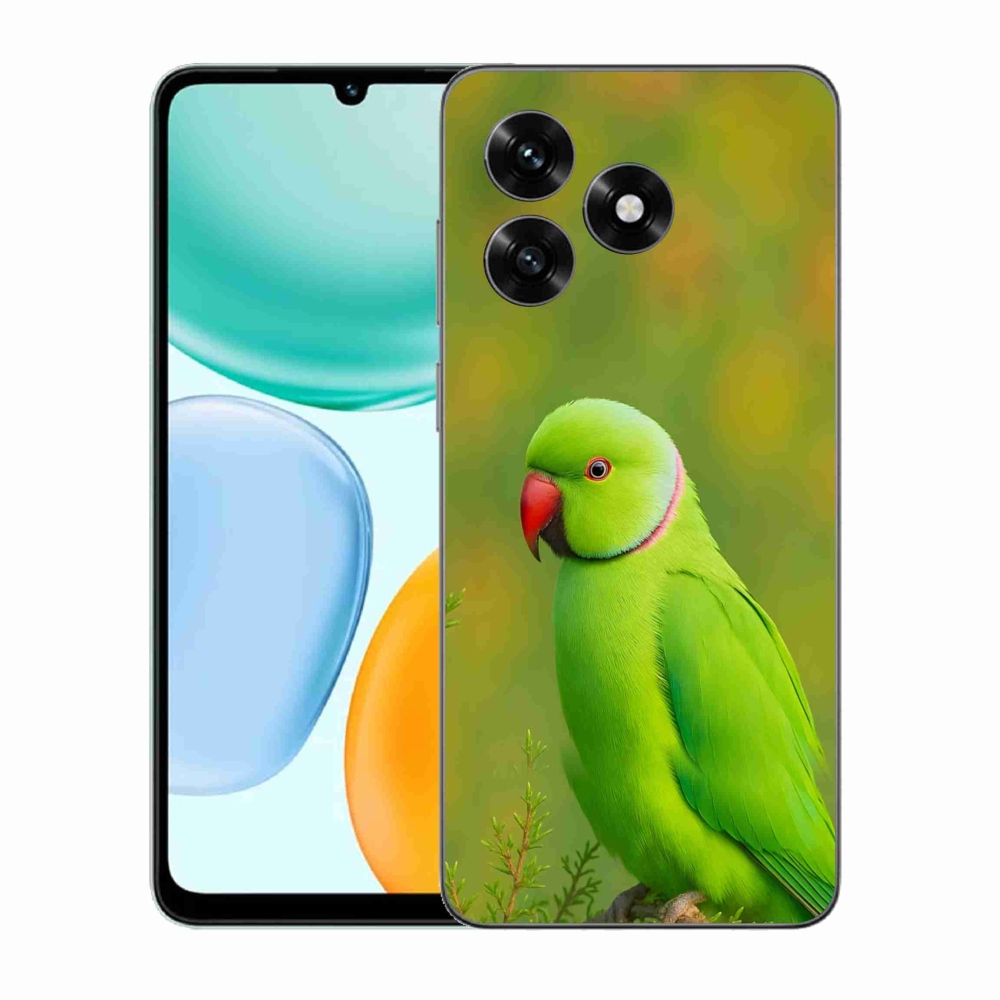 Gélový kryt mmCase na Honor X5c Plus - papagáj alexander 2