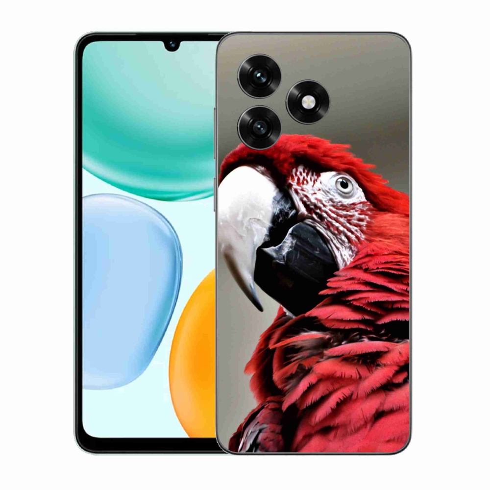Gélový kryt mmCase na Honor X5c Plus - papagáj ara červený
