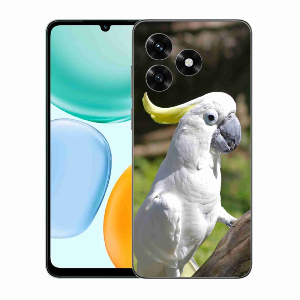Gélový kryt mmCase na Honor X5c Plus - papagáj kakadu 2