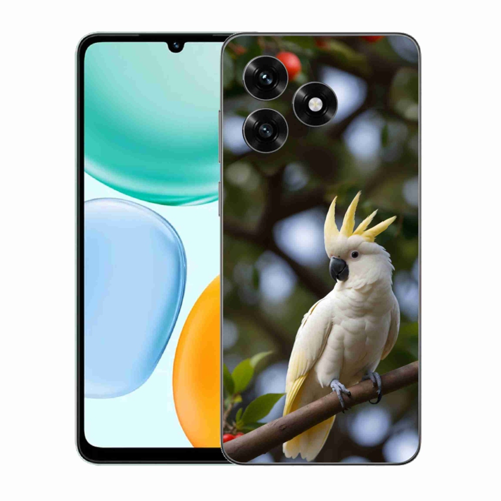Gélový kryt mmCase na Honor X5c Plus - papagáj kakadu 3