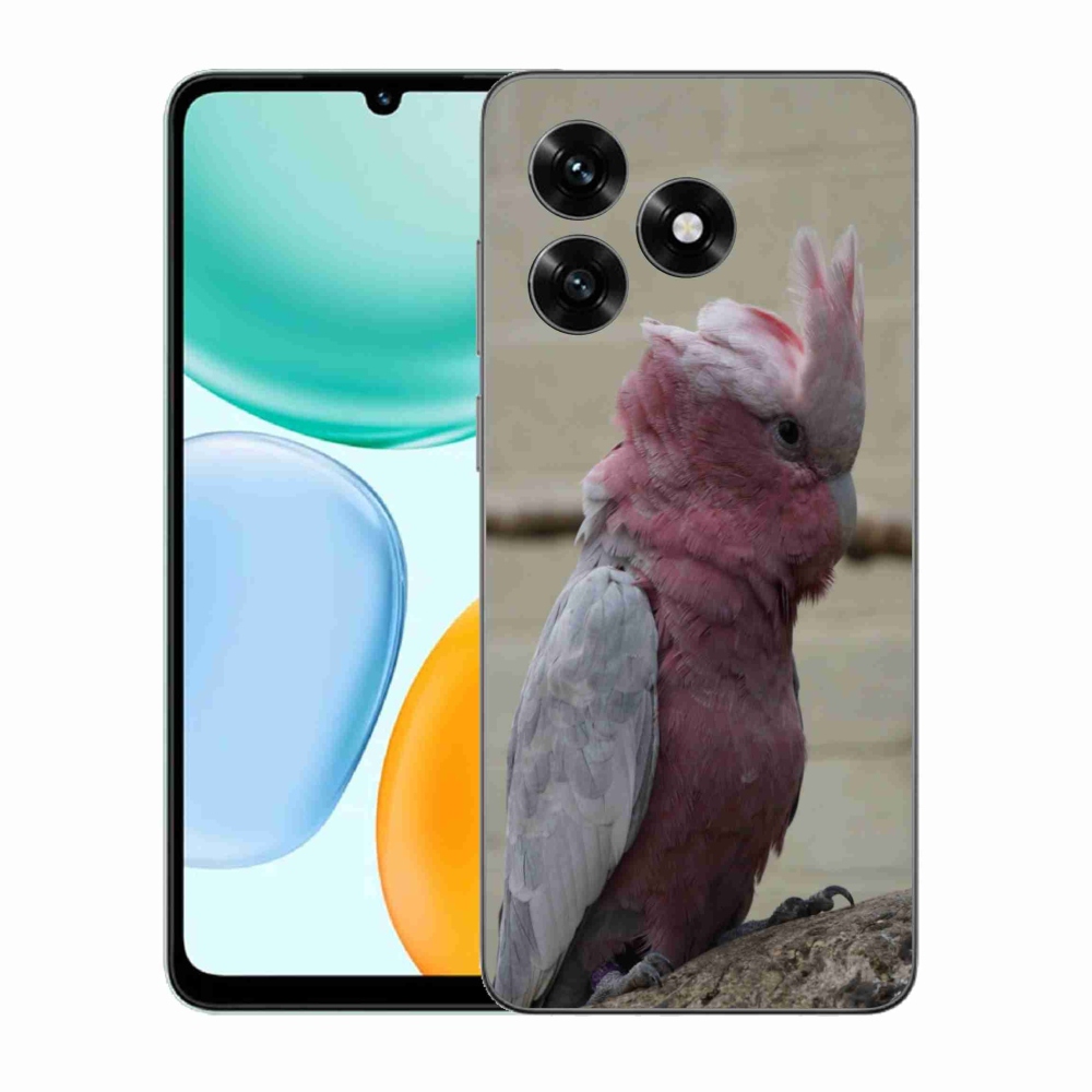 Gélový kryt mmCase na Honor X5c Plus - papagáj kakadu ružový