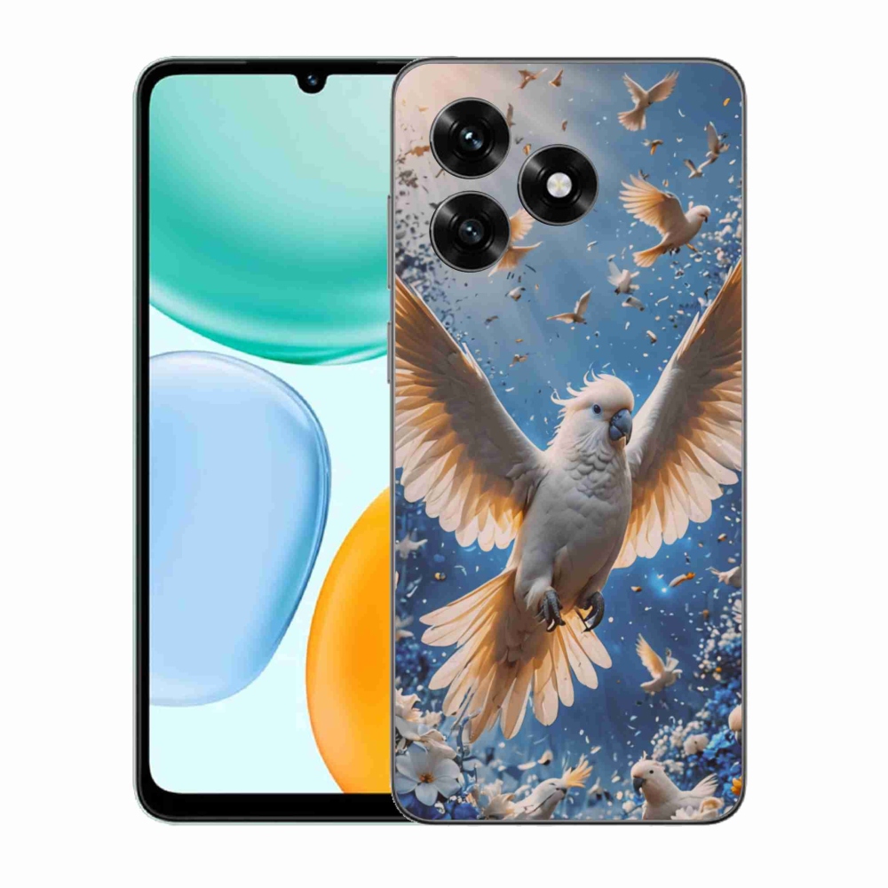 Gélový kryt mmCase na Honor X5c Plus - papagáj kakadu