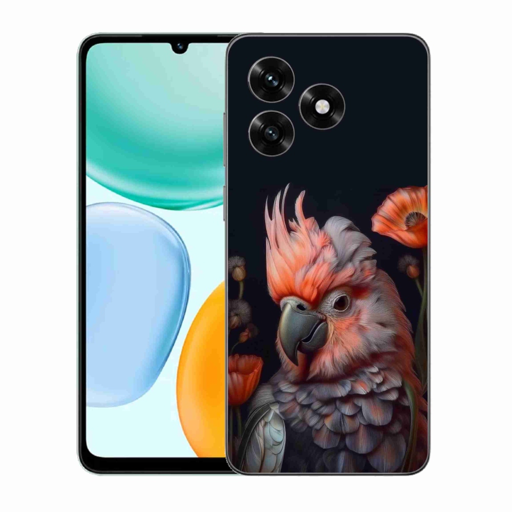 Gélový kryt mmCase na Honor X5c Plus - papagáj kakadu vo farbách