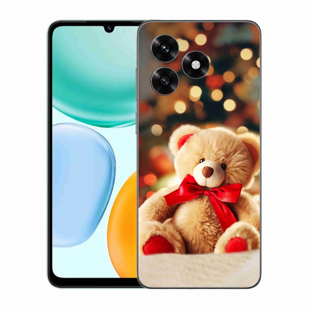 Gélový kryt mmCase na Honor X5c Plus - plyšový medvedík