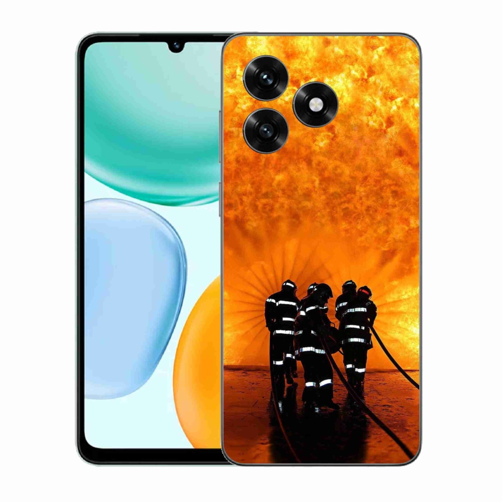 Gélový kryt mmCase na Honor X5c Plus - požiar