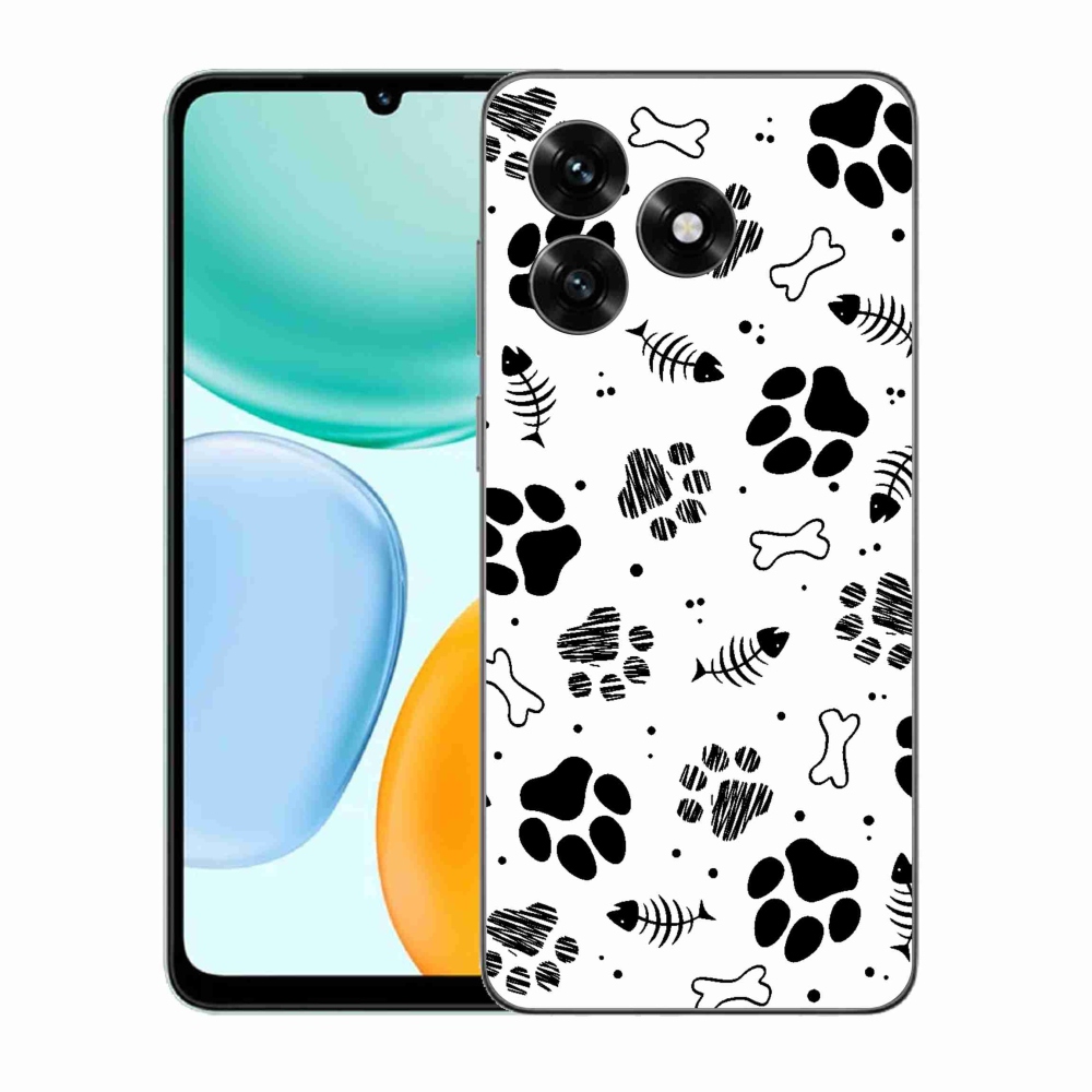 Gélový kryt mmCase na Honor X5c Plus - psie labky 1