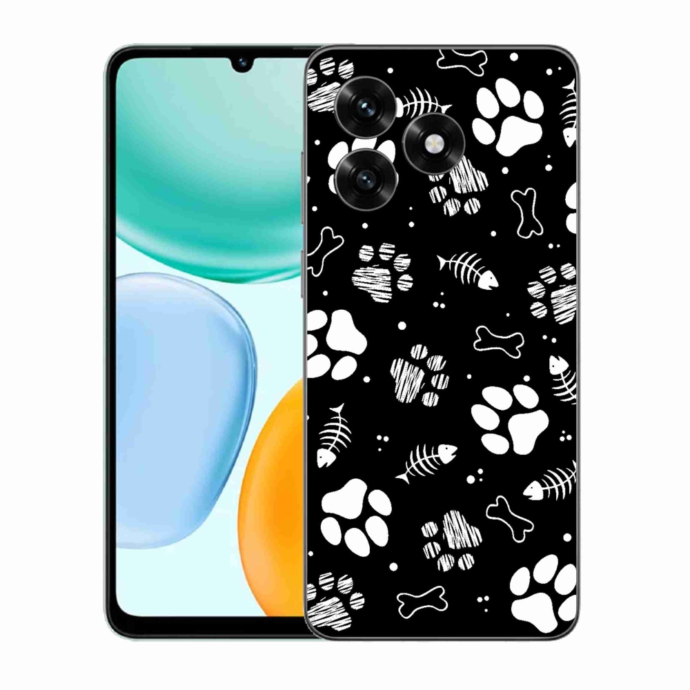 Gélový kryt mmCase na Honor X5c Plus - psie labky