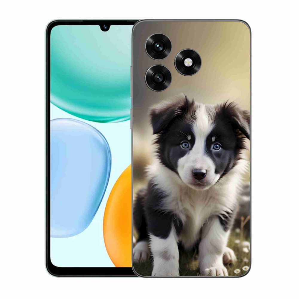 Gélový kryt mmCase na Honor X5c Plus - roztomilá border kólia
