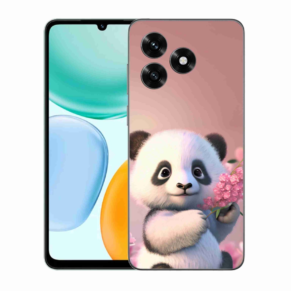 Gélový kryt mmCase na Honor X5c Plus - roztomilá panda