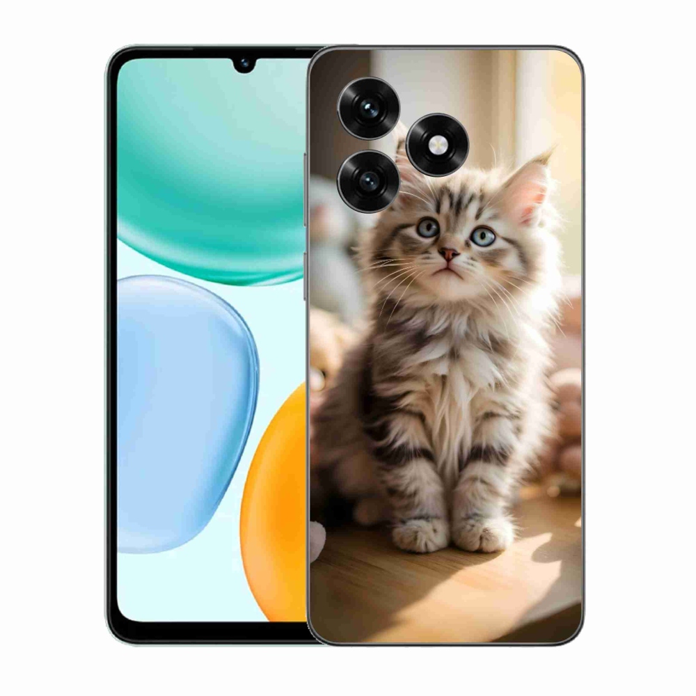 Gélový kryt mmCase na Honor X5c Plus - roztomilé mačiatko 10