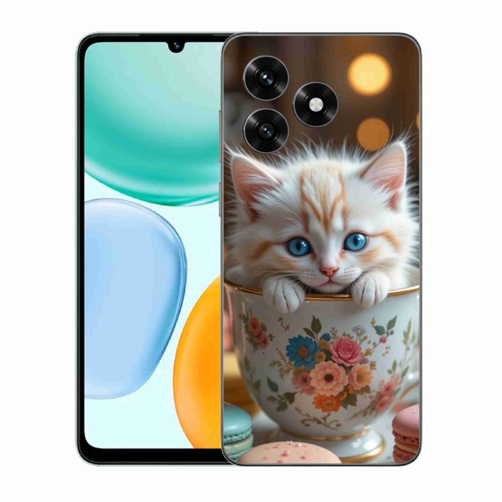 Gélový kryt mmCase na Honor X5c Plus - roztomilé mačiatko 6