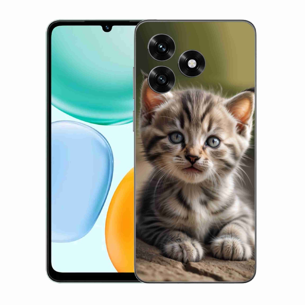 Gélový kryt mmCase na Honor X5c Plus - roztomilé mačiatko 9