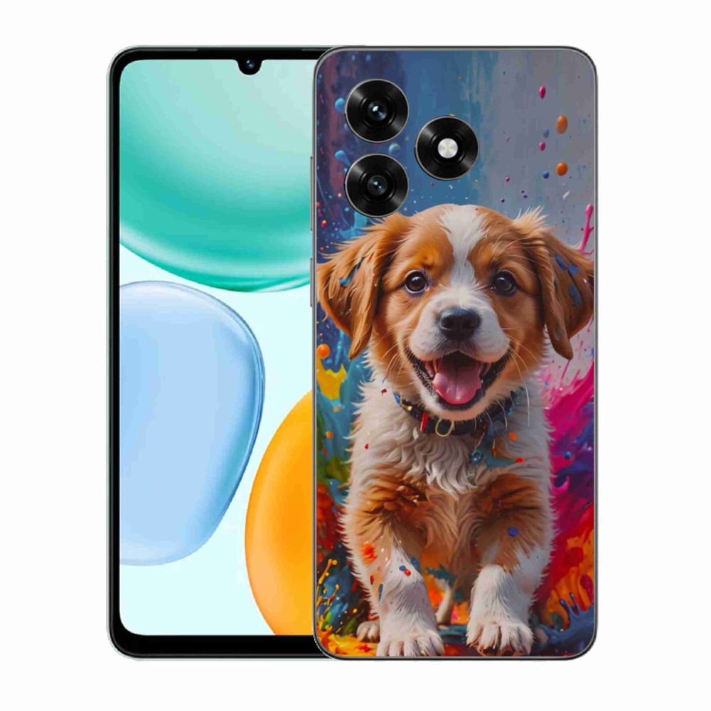 Gélový kryt mmCase na Honor X5c Plus - roztomilé šteňa 3