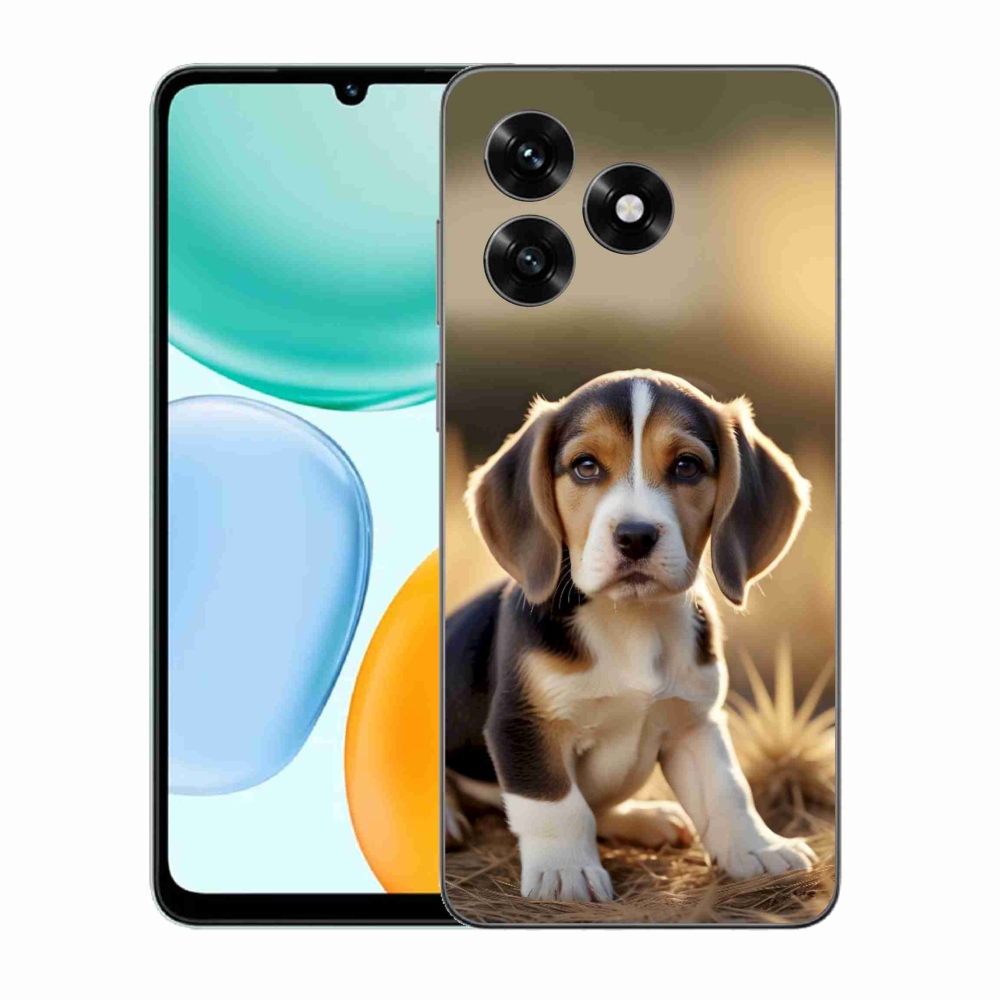 Gélový kryt mmCase na Honor X5c Plus - roztomilý bígl