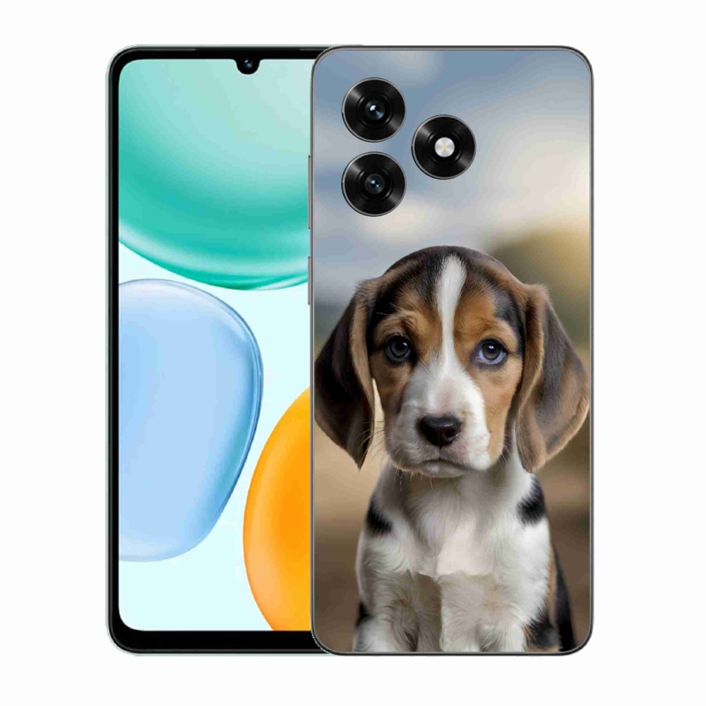 Gélový kryt mmCase na Honor X5c Plus - roztomilý bígl