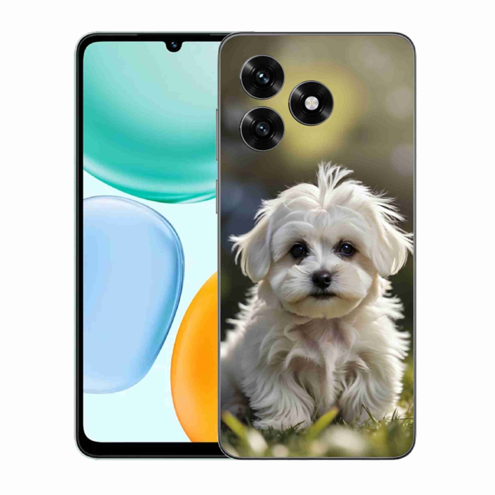 Gélový kryt mmCase na Honor X5c Plus - roztomilý maltézsky psík
