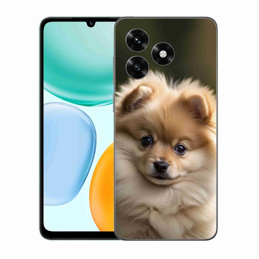 Gélový kryt mmCase na Honor X5c Plus - roztomilý pomeranian 2
