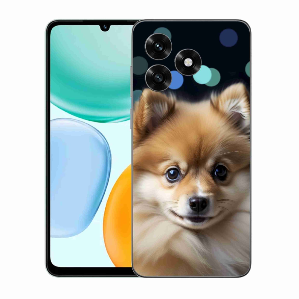 Gélový kryt mmCase na Honor X5c Plus - roztomilý pomeranian