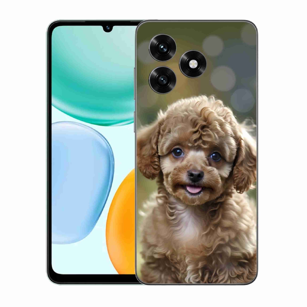 Gélový kryt mmCase na Honor X5c Plus - roztomilý pudel