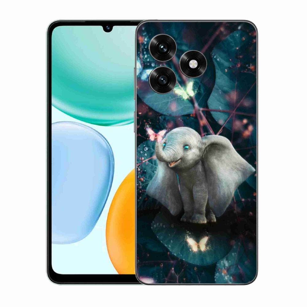 Gélový kryt mmCase na Honor X5c Plus - roztomilý slon