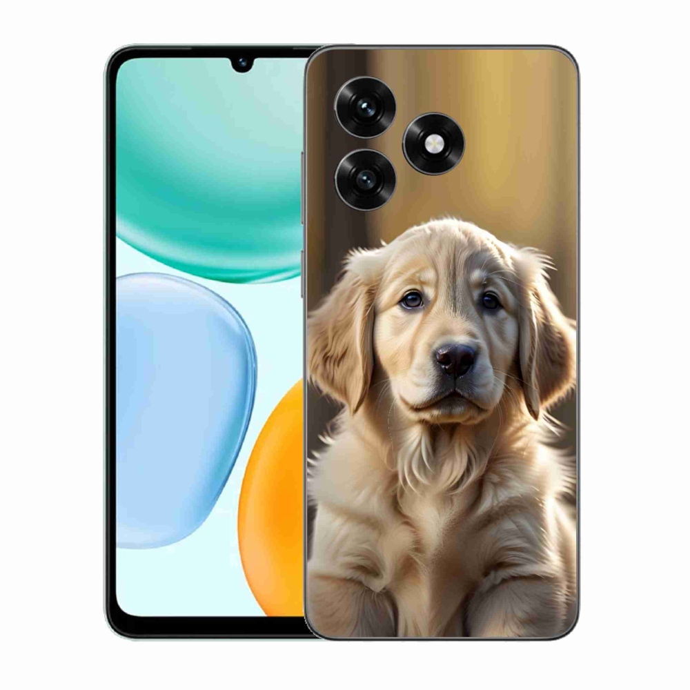 Gélový kryt mmCase na Honor X5c Plus - roztomilý zlatý retriever