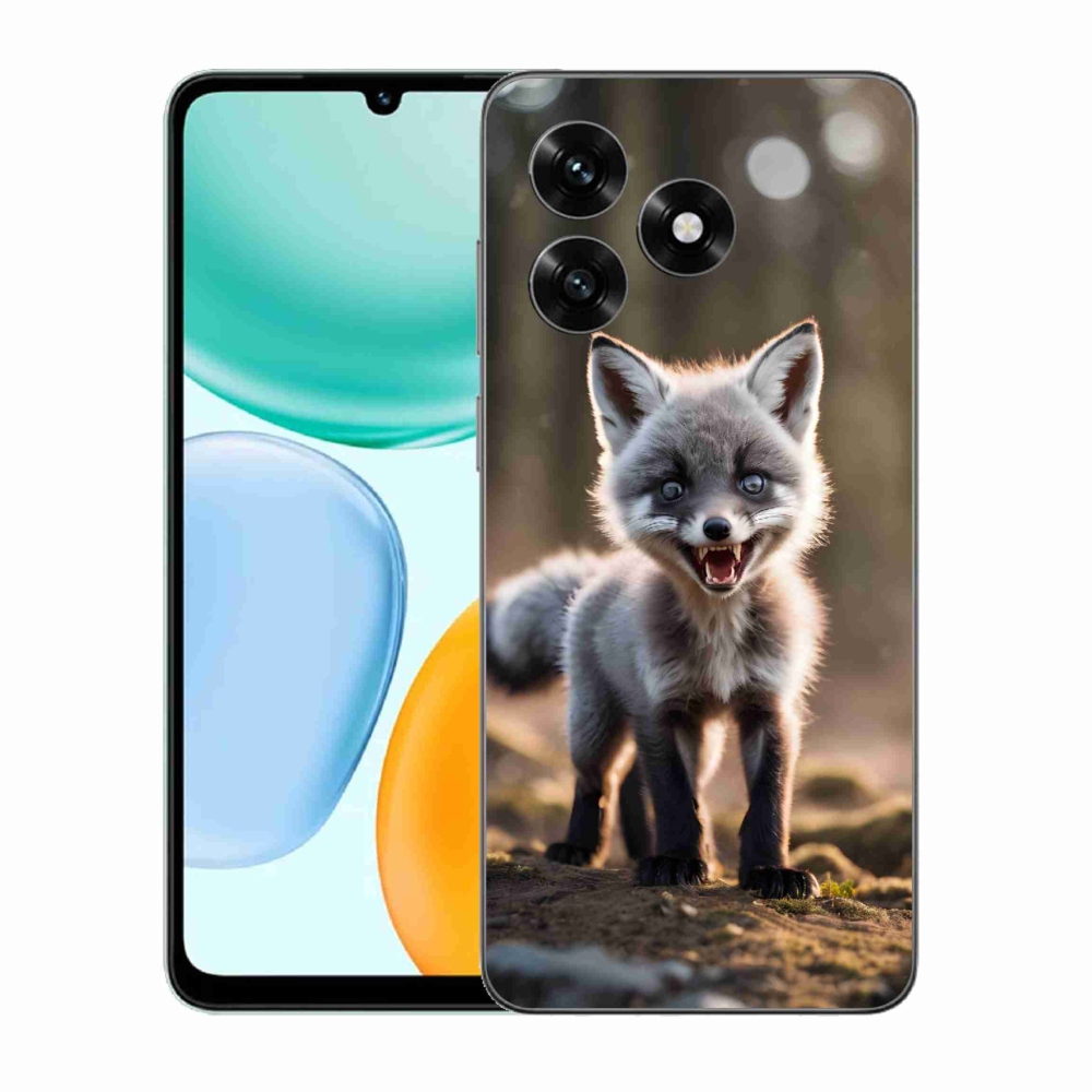 Gélový kryt mmCase na Honor X5c Plus - rozzúrená líška