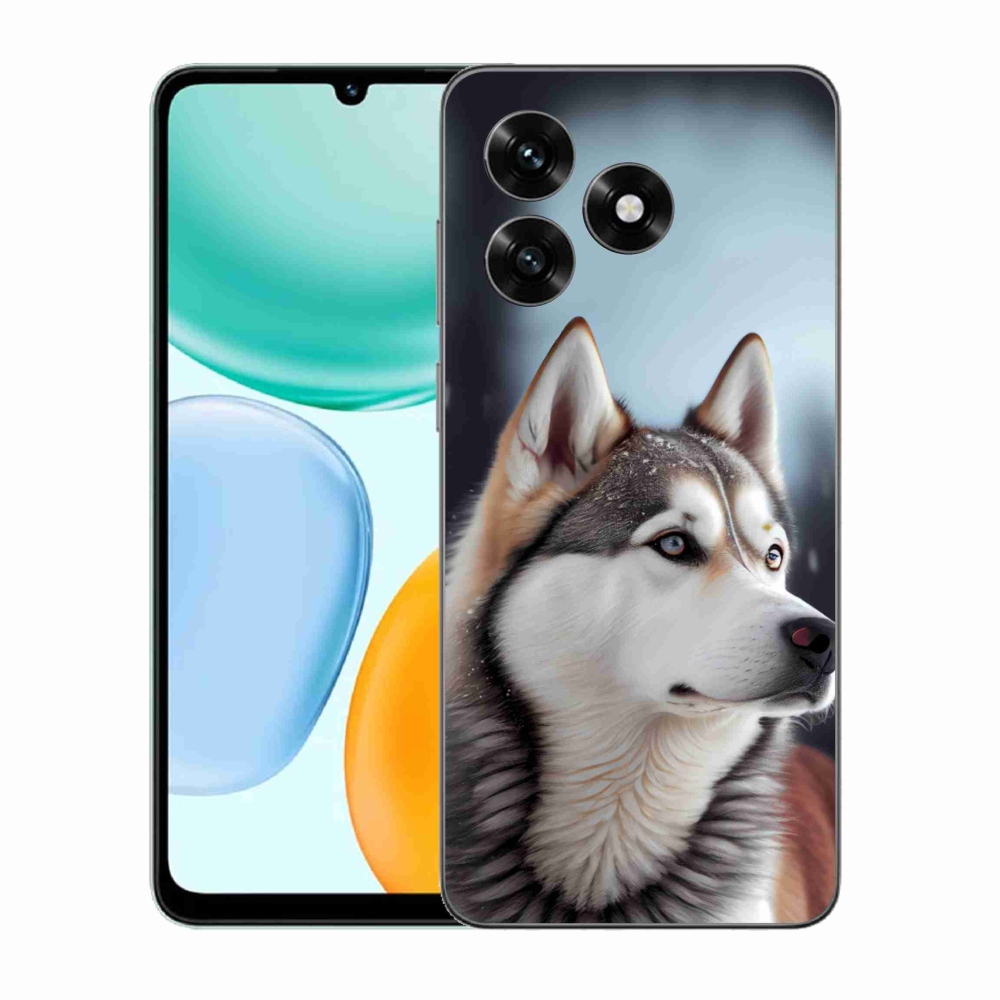 Gélový kryt mmCase na Honor X5c Plus - sibírsky husky