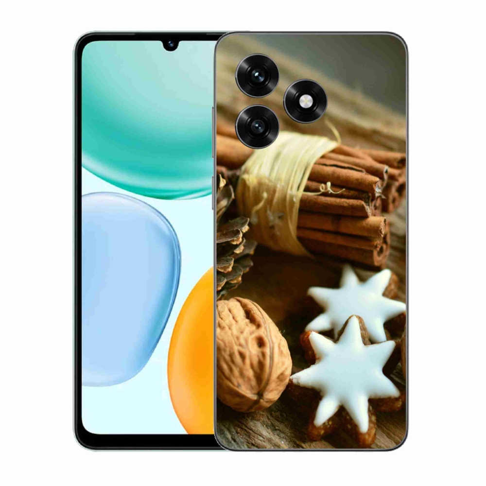 Gélový kryt mmCase na Honor X5c Plus - škorica a perníčky