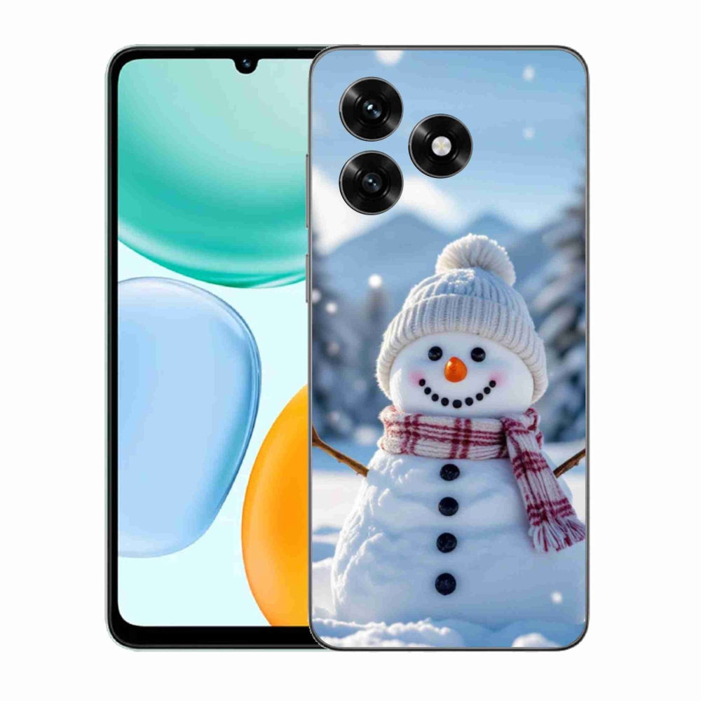 Gélový kryt mmCase na Honor X5c Plus - snehuliak 3