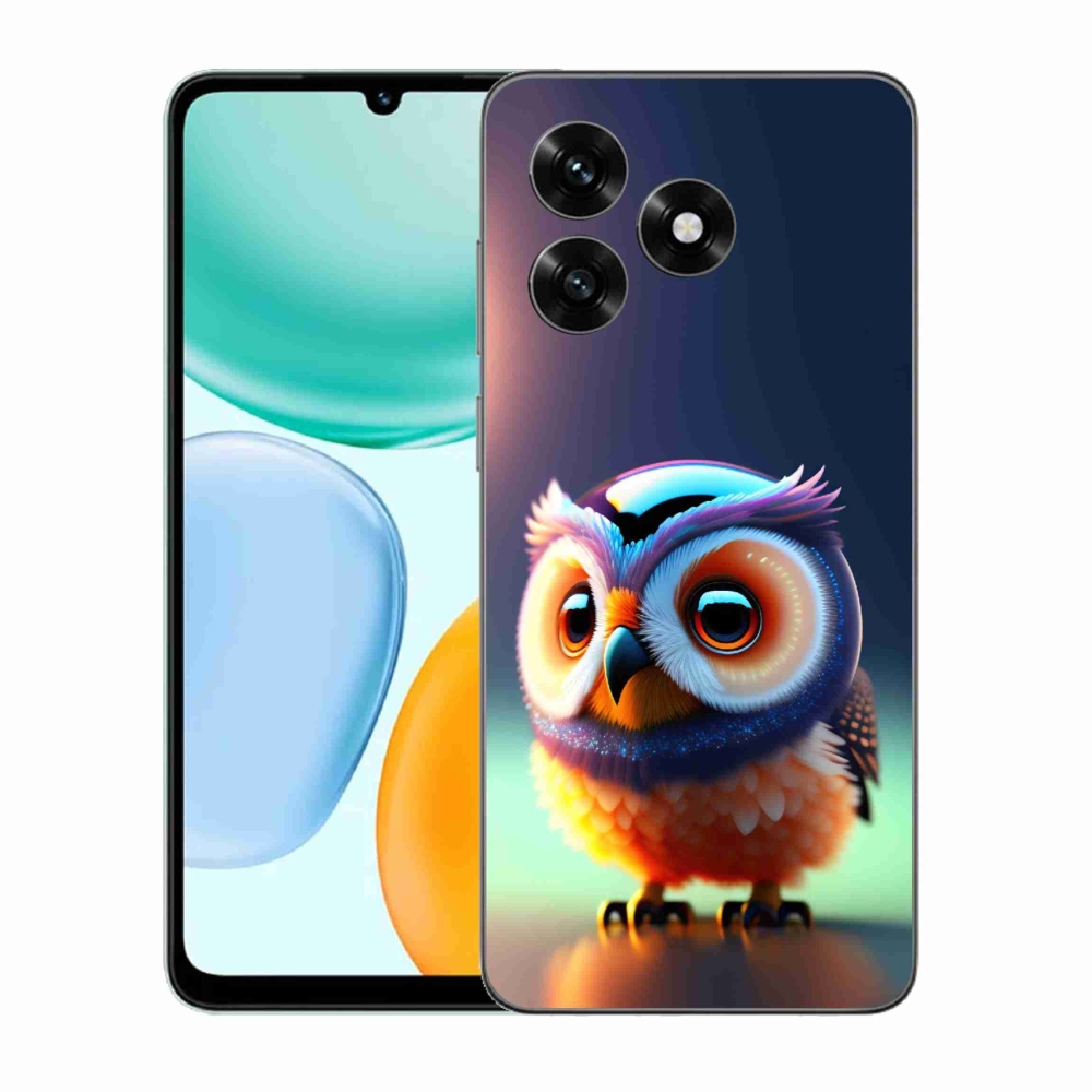 Gélový kryt mmCase na Honor X5c Plus - sovička