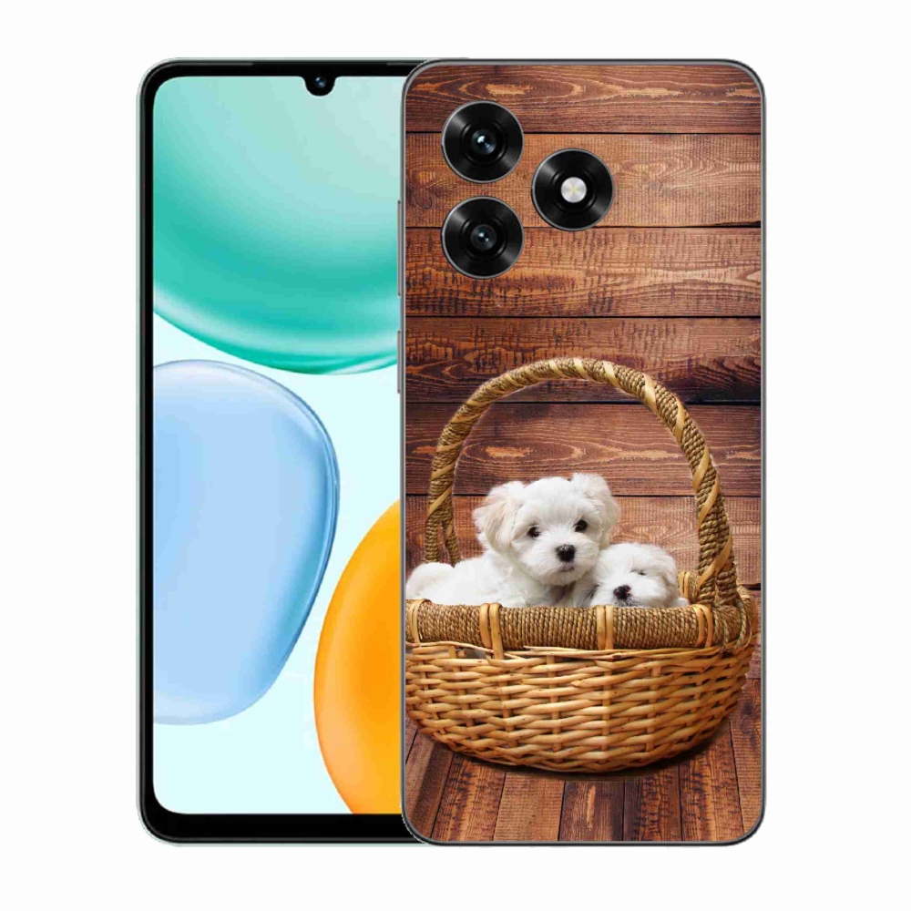 Gélový kryt mmCase na Honor X5c Plus - šteniatka